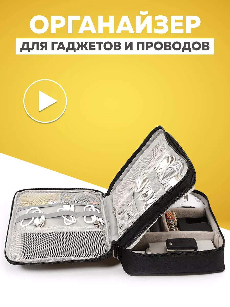 Органайзер для проводов и гаджетов