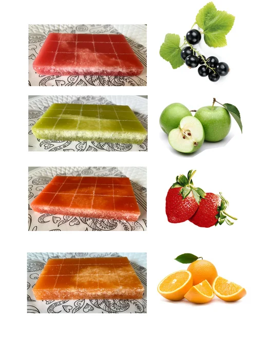 Подарки мира Цветной сахар фруктово-ягодный 4 вкуса, 4 шт, фото 2