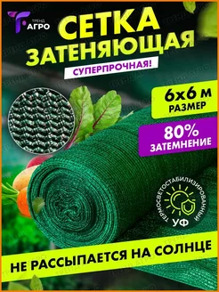 Сетка затеняющая 80% 6х6 для сада