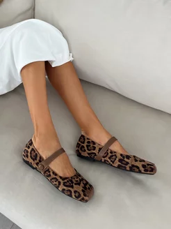 Балетки с квадратным носом леопардовые Lovely Shoes 233322367 купить за 3 276 ₽ в интернет-магазине Wildberries