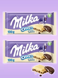 Шоколад Милка Oreo White 100 г * 2 шт