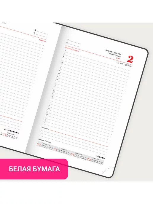 Ежедневник датированный 2025, планер, планинг, блокнот А5
