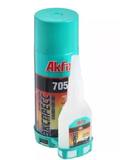 Клей двухкомпонентный Akfix 705 200 мл FORCESSET 233574659 купить за 296 ₽ в интернет-магазине Wildberries