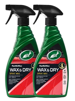 Полироль для кузова влажный Wax & Dry, 500мл х 2шт