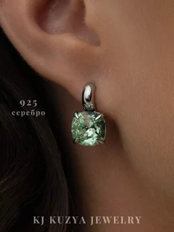 Серьги серебро 925 с камнями Swarovski KJ Kuzya jewelry 233613142 купить за 2 723 ₽ в интернет-магазине Wildberries