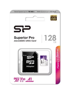 Карта памяти 128GB Class 10 Superior Pro