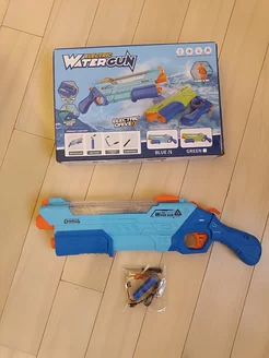 Водный электрический Water gun голубой