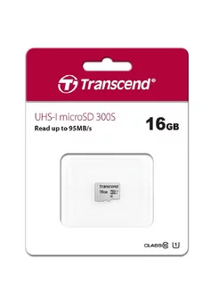 Карта памяти 16GB 300S UHS-I U1 без адаптера