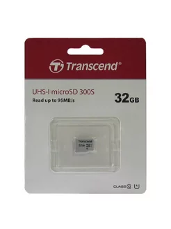 Карта памяти 32GB 300S UHS-I U1 без адаптера