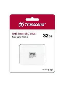 Карта памяти 32GB 300S UHS-I U1 без адаптера