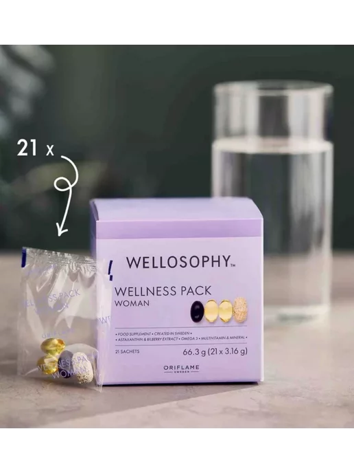 Орифлейм Н Wellosophy Wellness Pack Women. Витамины, Минералы