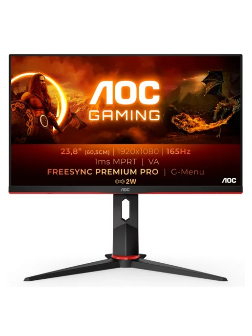 AOC Игровой монитор 23,8" 24G2SAE BK VA 165HZ