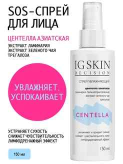 Спрей-тоник для лица увлажняющий с центеллой IG SKIN Decision 233787092 купить за 598 ₽ в интернет-магазине Wildberries