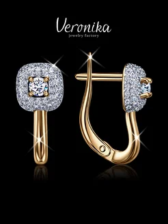 Серьги серебро Veronika jewelry factory 233818232 купить за 1 587 ₽ в интернет-магазине Wildberries