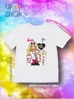 Футболка детская с принтом Barbie Барби Кукла Принцесса LipShop Kids 233834358 купить за 1 299 ₽ в интернет-магазине Wildberries