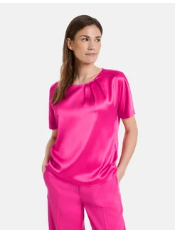 Блузка с коротким рукавом Gerry Weber 233887298 купить за 3 673 ₽ в интернет-магазине Wildberries