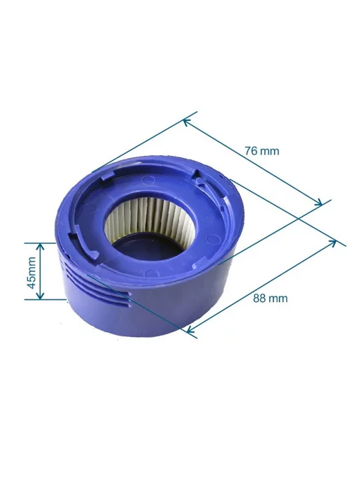 Комплект фильтров для пылесоса Dyson V7 SV11 V8 SV10, синий, фото 2