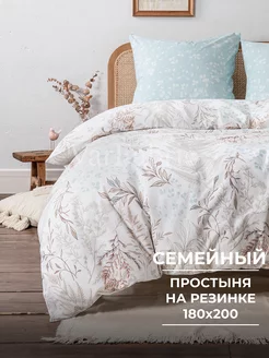 Постельное белье семейное на резинке VarFabric 233937608 купить за 3 060 ₽ в интернет-магазине Wildberries