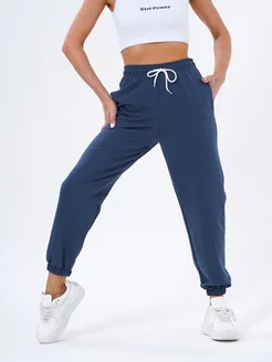 Спортивные брюки джоггеры с высокой посадкой Vin_Style 233945787 купить за 932 ₽ в интернет-магазине Wildberries