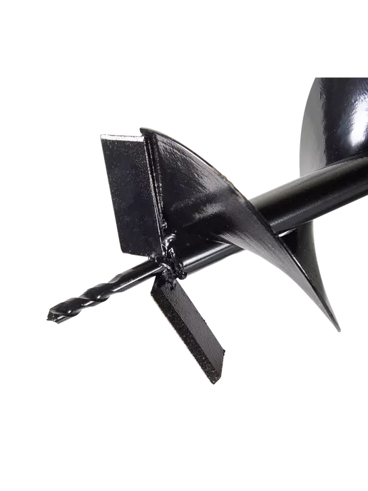 Шнек для мотобура 150 мм, длина 800 мм, для бурения грунта HUTER AG-150, шплинт в комплекте, Бур 150 мм, фото 2