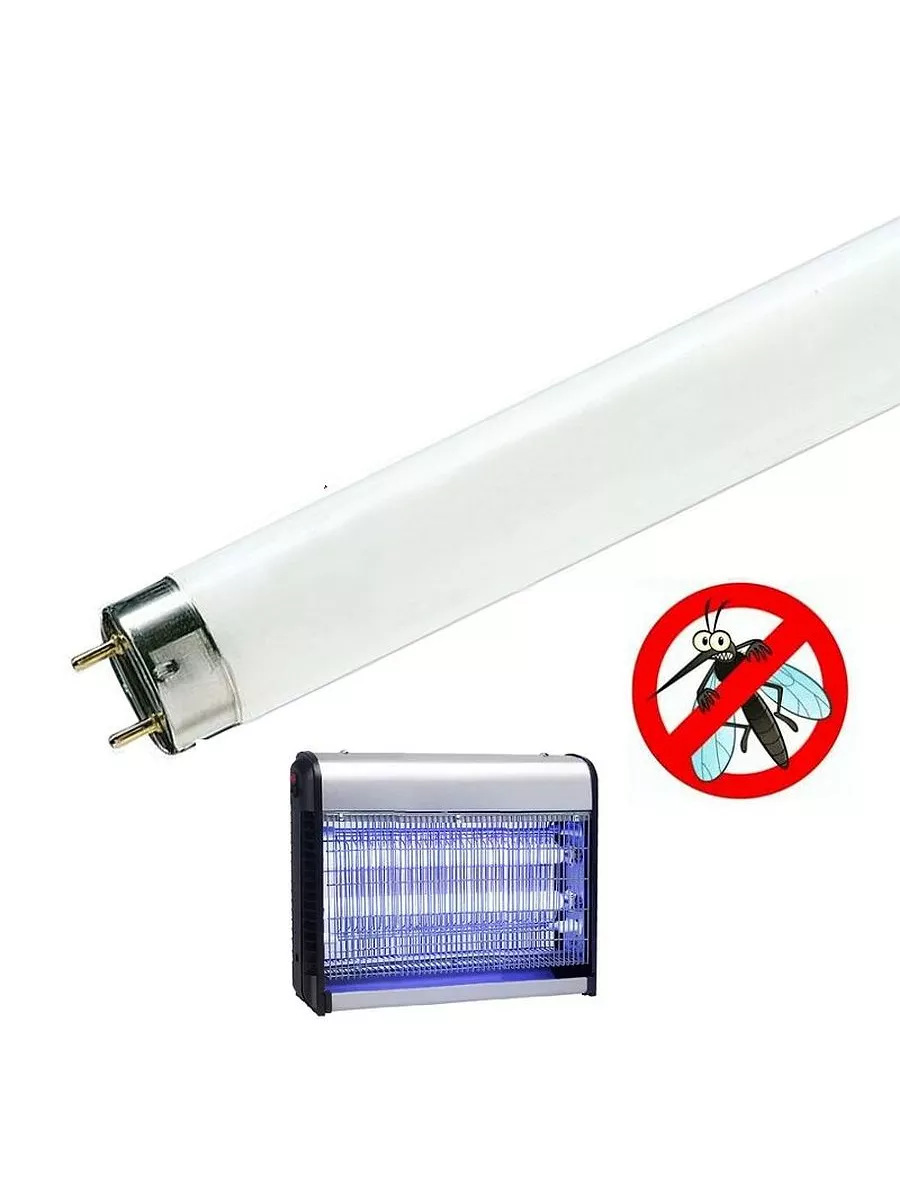 Лампа инсектицидная 15W Т8 437mm BL (в ловушки) 2шт