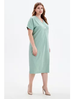 Платье льняное летнее OLSI 234023574 купить за 3 141 ₽ в интернет-магазине Wildberries