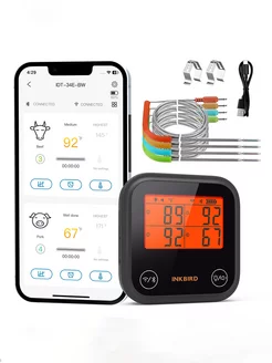 Кулинарный WI-FI & Bluetooth термометр IDT-34E-BW