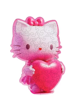 Деревянные пазлы для детей Hello Kitty