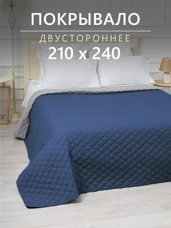 Покрывало Евро 210х240 см Двухстороннее Алиса by Goldtex 234047390 купить за 1 667 ₽ в интернет-магазине Wildberries