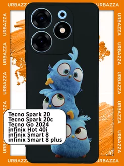 Чехол Spark 20, Spark Go 2024, infinix Hot 40i