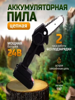 Пила аккумуляторная цепная 24V