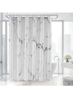 Штора для ванной и душа тканевая 180*200 ЭстетикHome 234209615 купить за 510 ₽ в интернет‑магазине Wildberries
