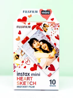 Картридж фотопленка Instax Mini Heart Sketch (10 снимков)