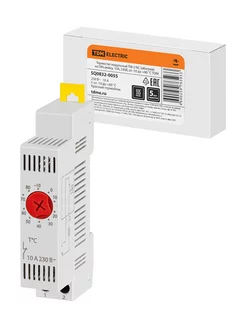 Термостат модульный (обогрев), 10 А, 230 В, -10 +80 °C TDM