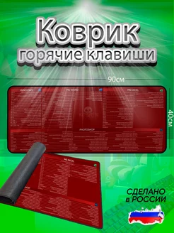 Игровой большой коврик для мышки подсказки 90 на 40 kovrik-komp 234263783 купить за 1 046 ₽ в интернет-магазине Wildberries