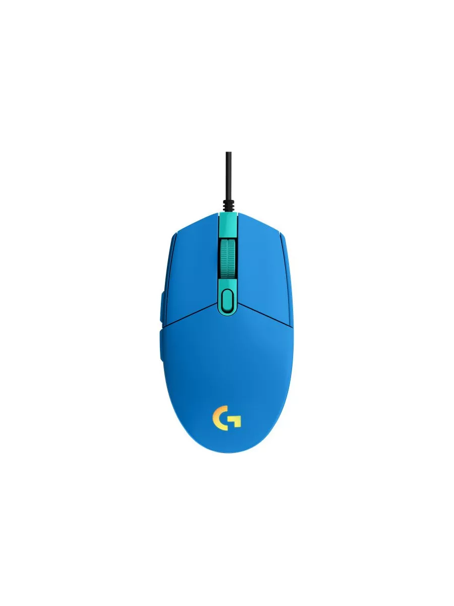 LOGITECH Мышь G102 LightSync синий оптическая (8000dpi) USB