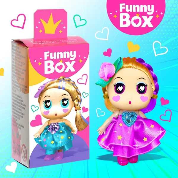 Набор для детей Funny Box "Куколки-милашки", МИКС