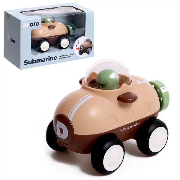 Машина инерционная "Подводная лодка", свет, звук