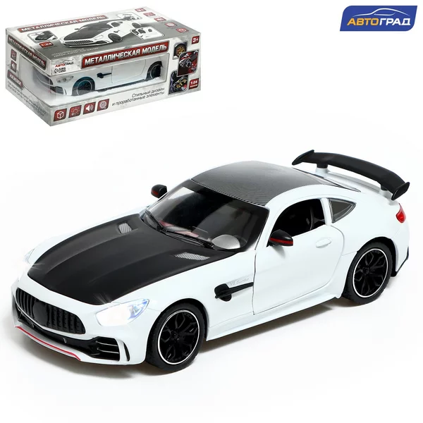 Машина металлическая, 1:24, инерционная, открываются двери