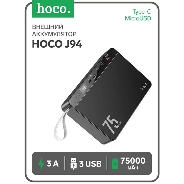 Повербанк 75000 мАч