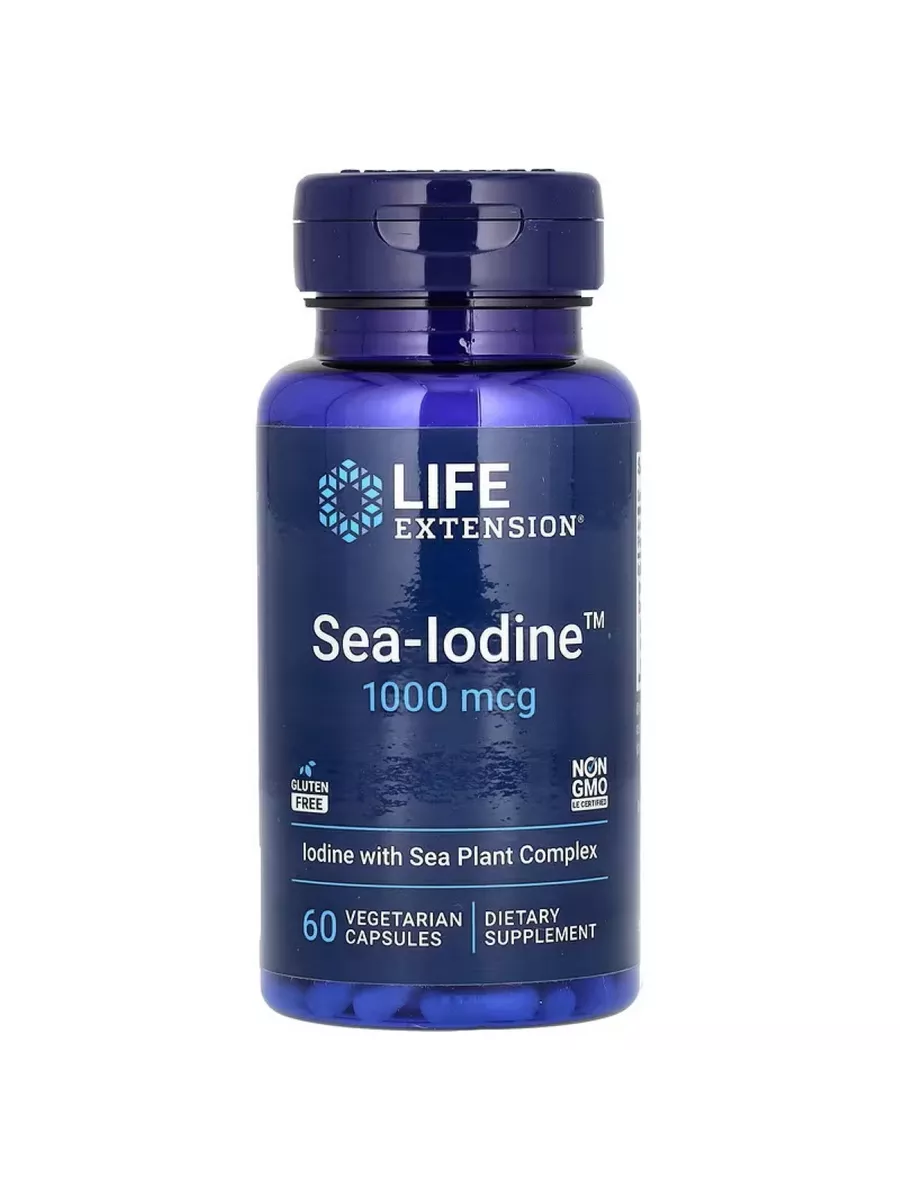Йод Sea-Iodine 1000 мкг, 60 капсул
