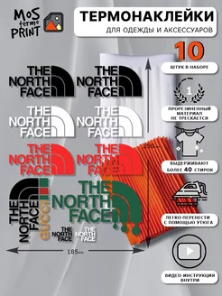 Термонаклейка на одежду надпись бренд The North Face