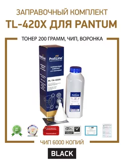 Заправочный комплект TL-420X (тонер + чип + воронка)