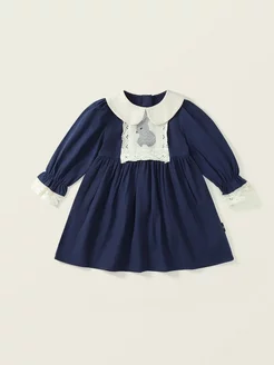 Платье с рукавом хлопок Kris-kids 234406874 купить за 1 205 ₽ в интернет-магазине Wildberries