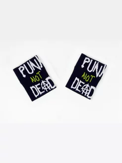 Напульсник трикотажный "Punks not dead2" 2шт