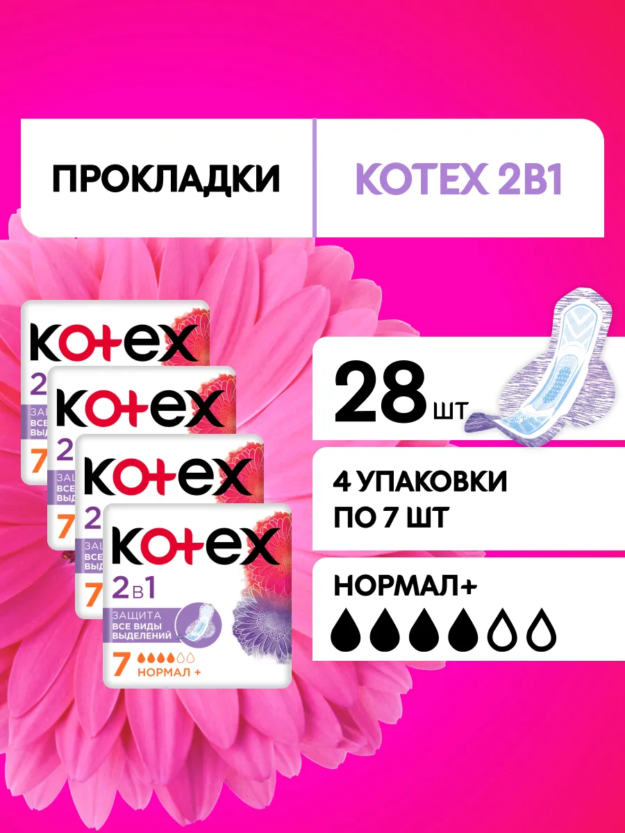Прокладки гигиенические с...