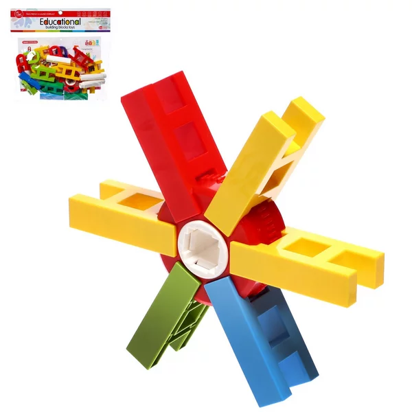 Конструктор обучающий "Стройка" 23 детали