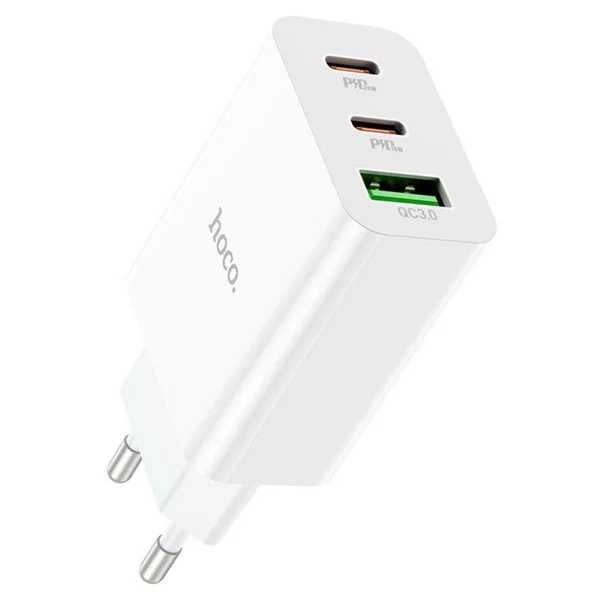Сетевое зарядное устройство 2 Type-C, 1 USB, 3 А, PD + QC