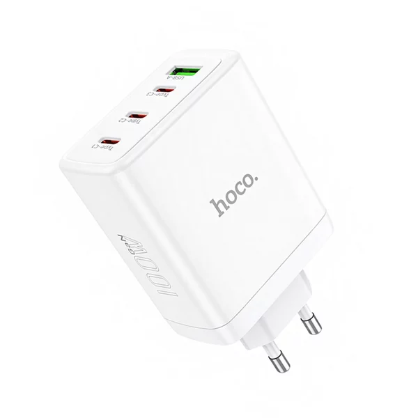 Сетевое зарядное устройство 3 Type-C, 1 USB