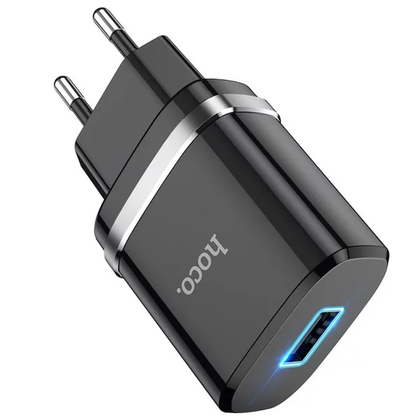 Сетевое зарядное устройство 1 USB, 2.4 А